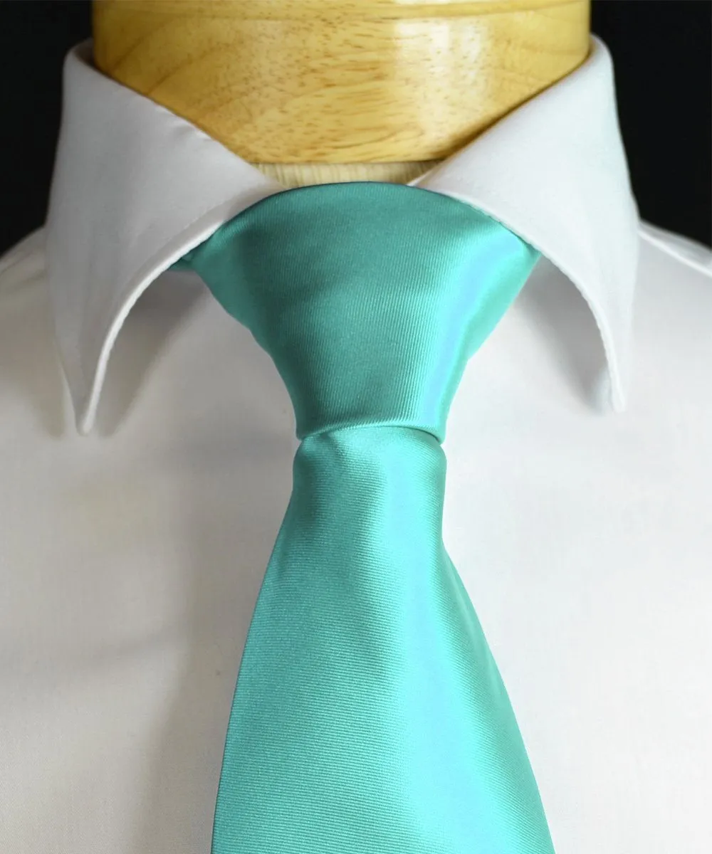 Angel Blue Necktie and Pocket Square