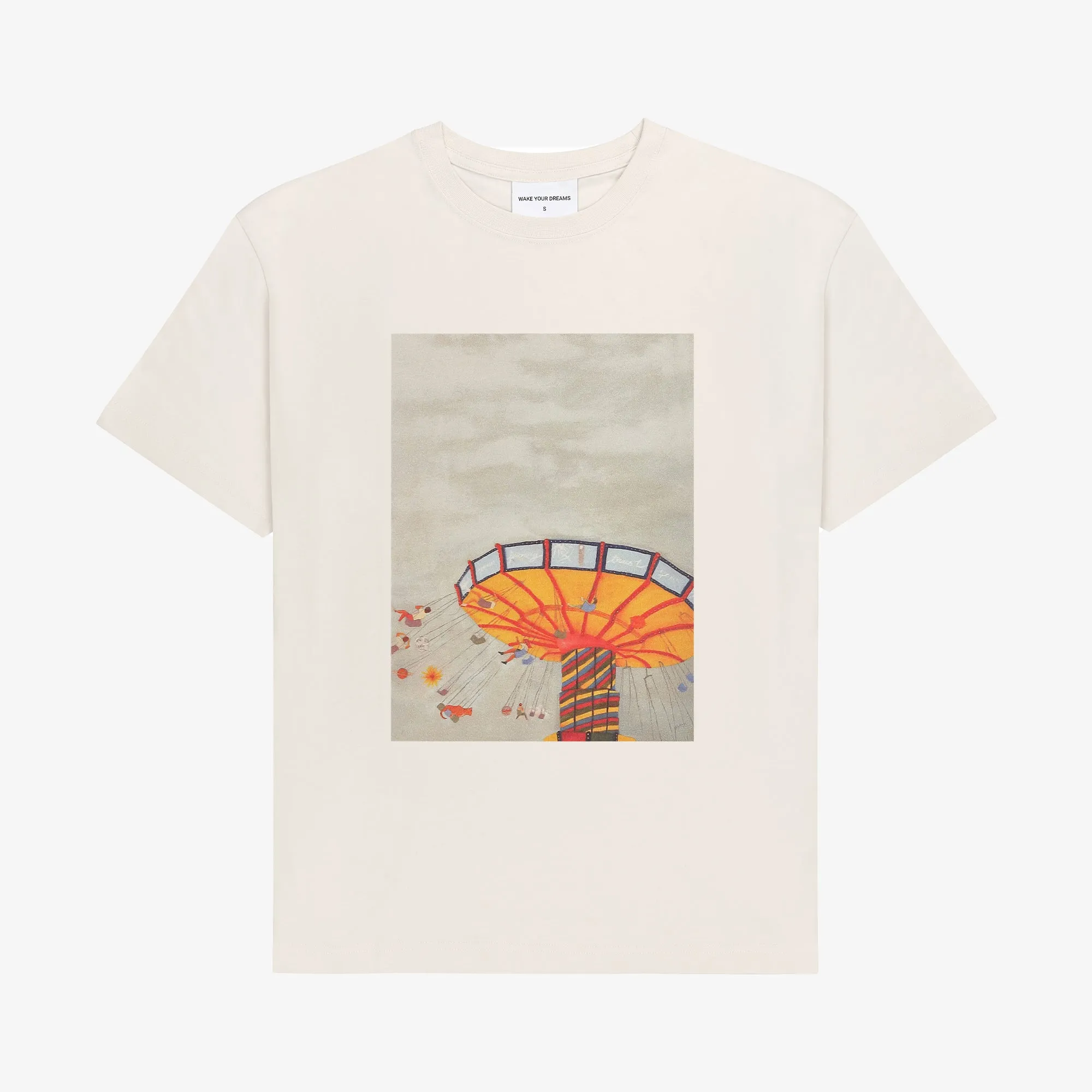 ARTIST T-SHIRT 'ARCHIVE WHITE' PARADISE CIRCUS