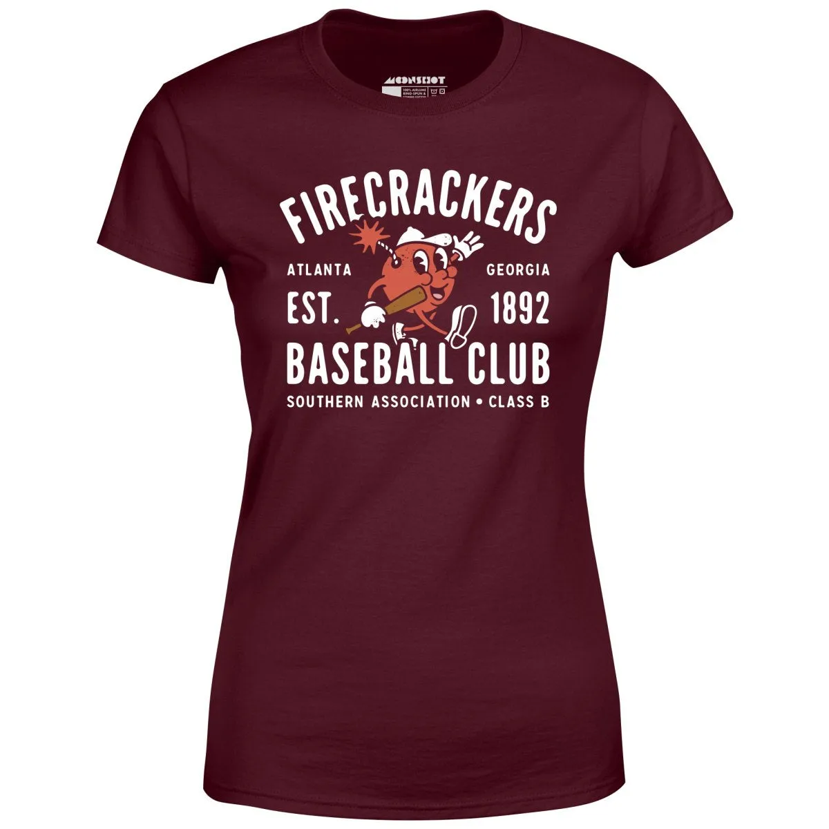 Atlanta Firecrackers - Georgia - Vintage Defunct Baseball Teams - Women's T-Shirt