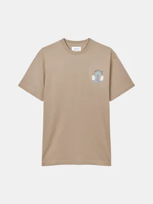 Beat Free Wine Tee Taupe