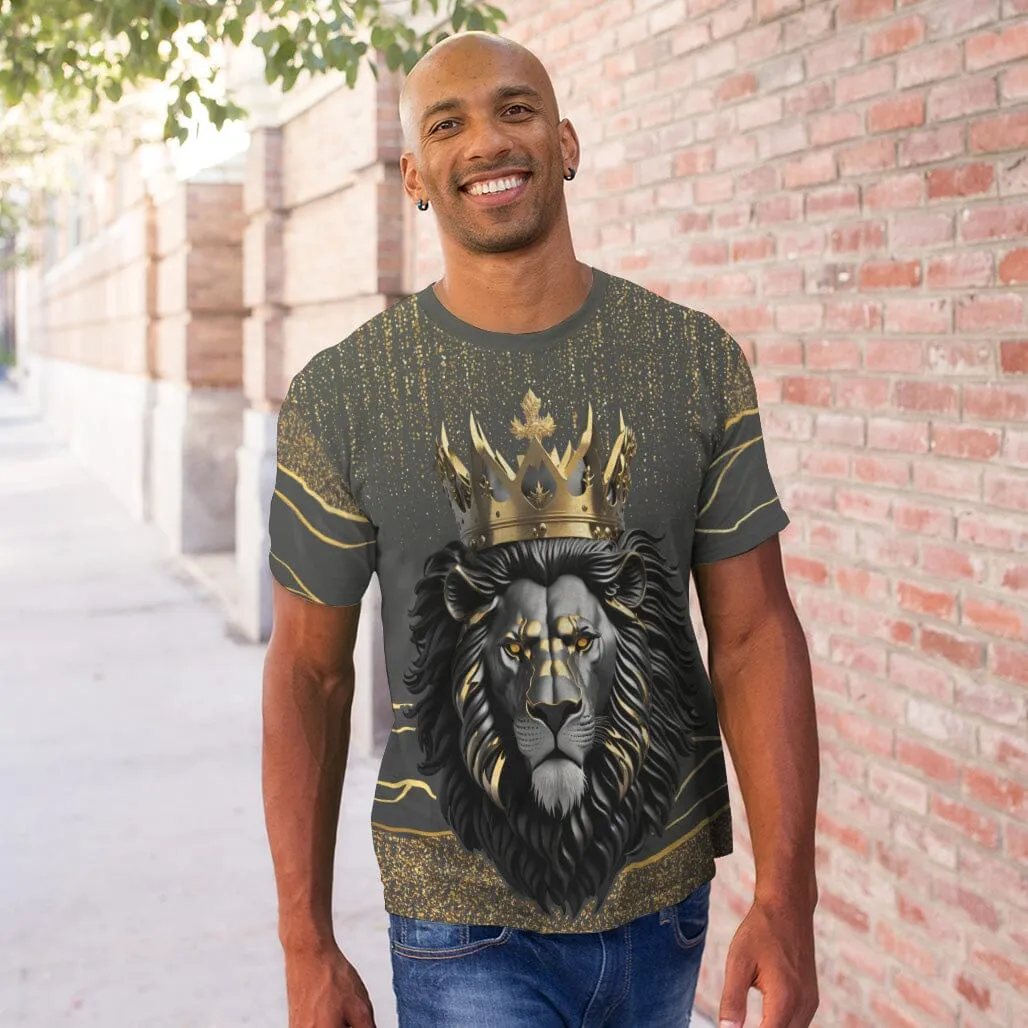 Black and Gold Lion T-shirt