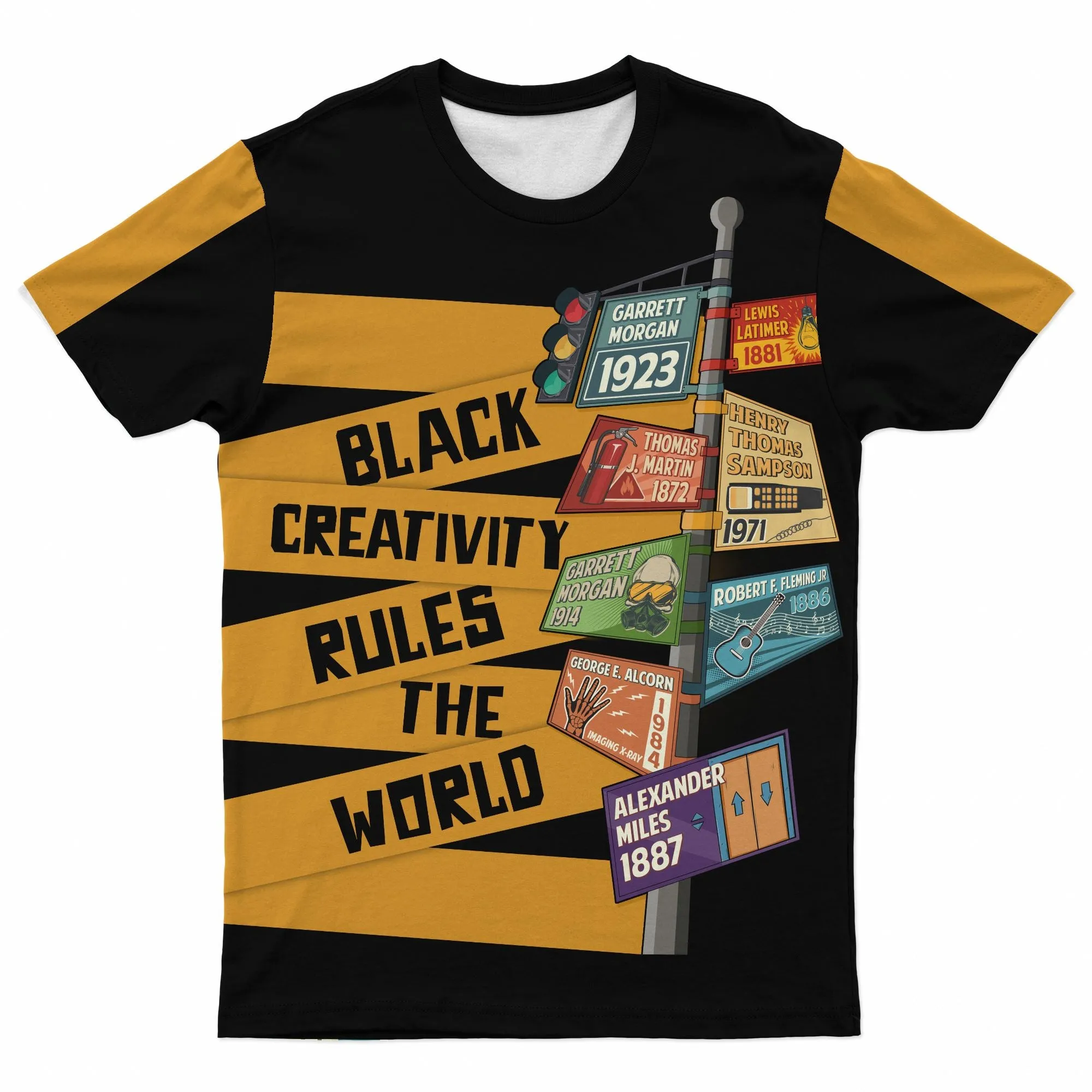 Black Creativity Rules The World T-shirt