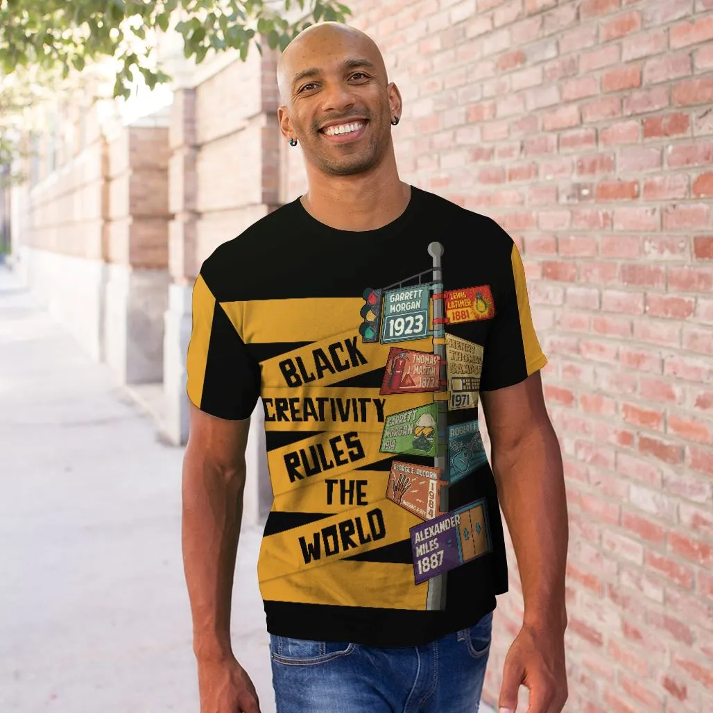 Black Creativity Rules The World T-shirt