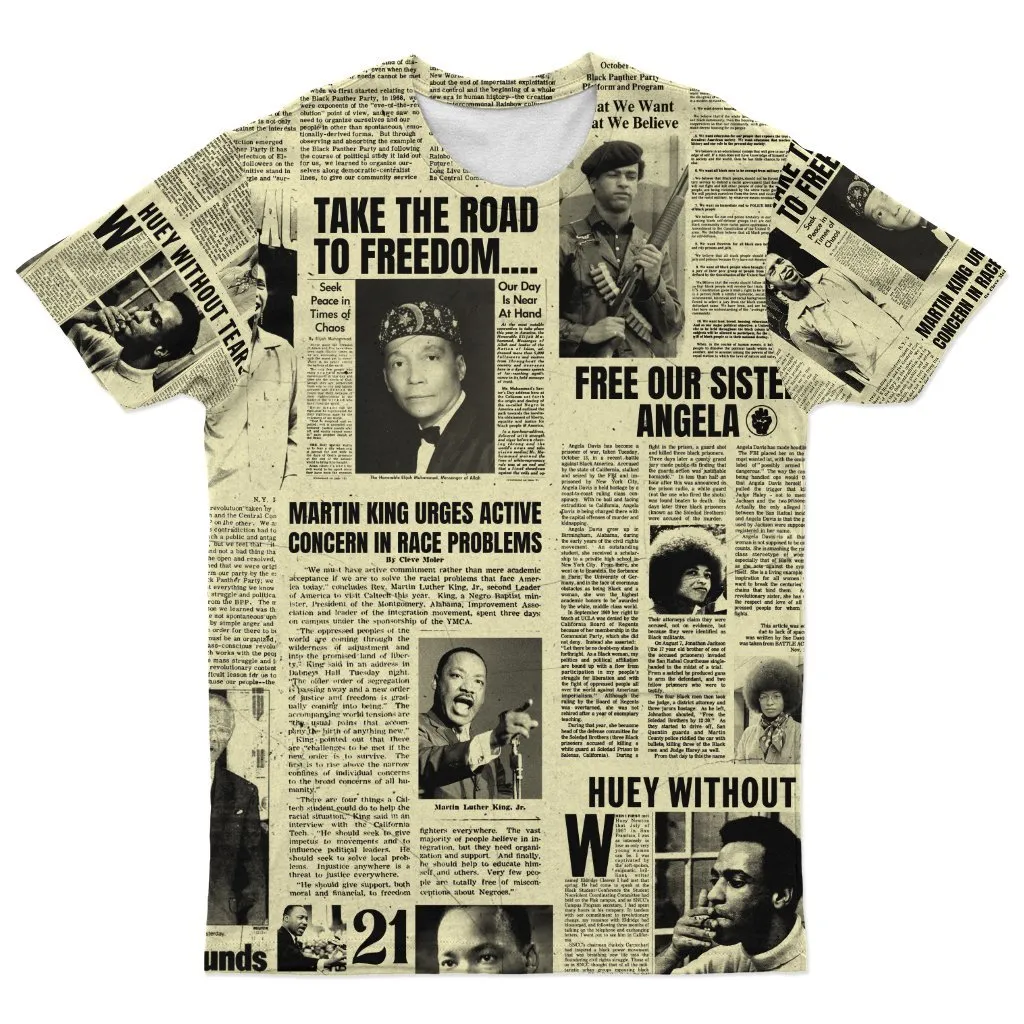 Black Power Newspaper T-shirt