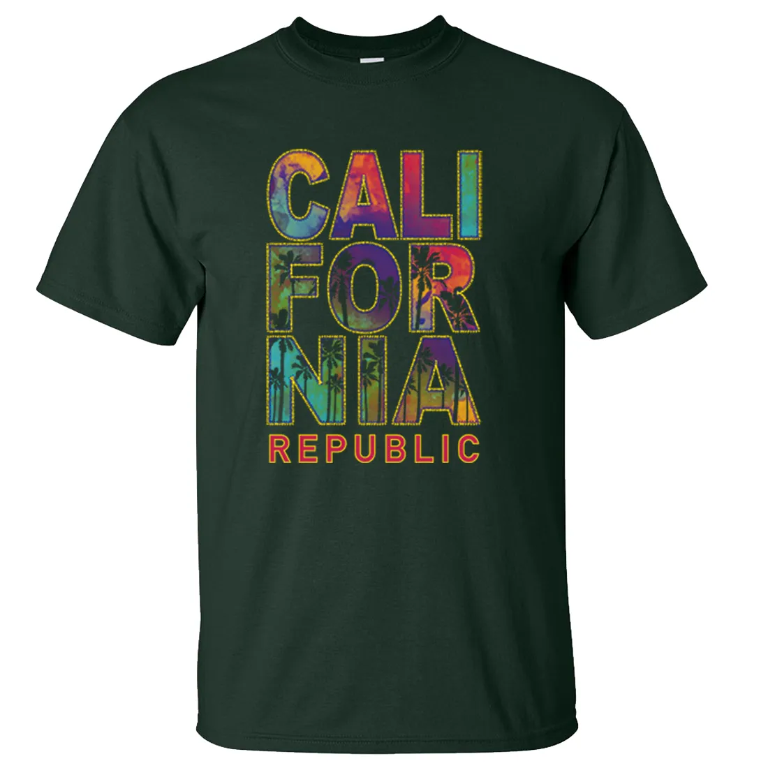 California Pastel Stitched Style Asst Colors T-shirt/tee