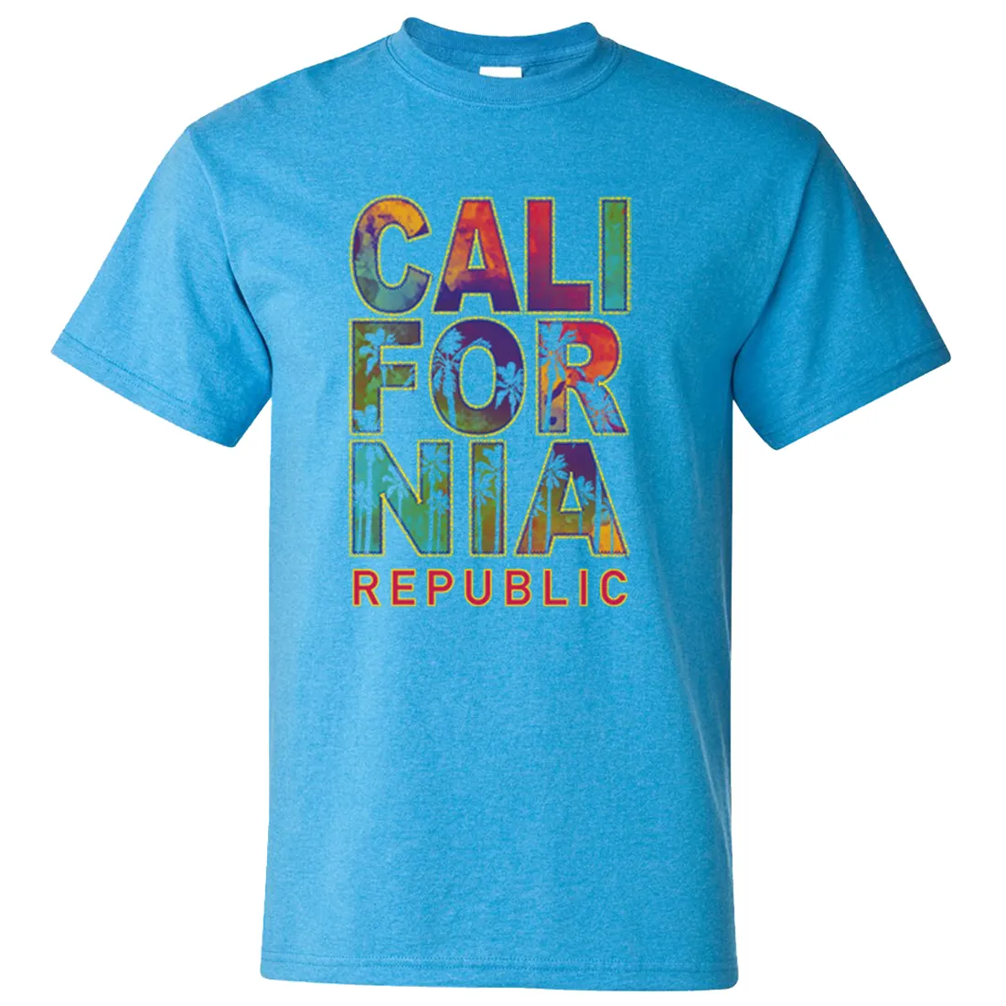 California Pastel Stitched Style Asst Colors T-shirt/tee