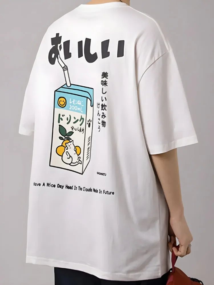 Cat Lemon Juice Tee