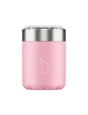 Chillys 300ml Food Pot Pastel Pink