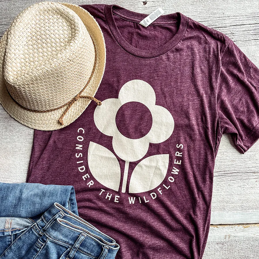 Consider the Wildflowers Triblend Tee / T Shirt