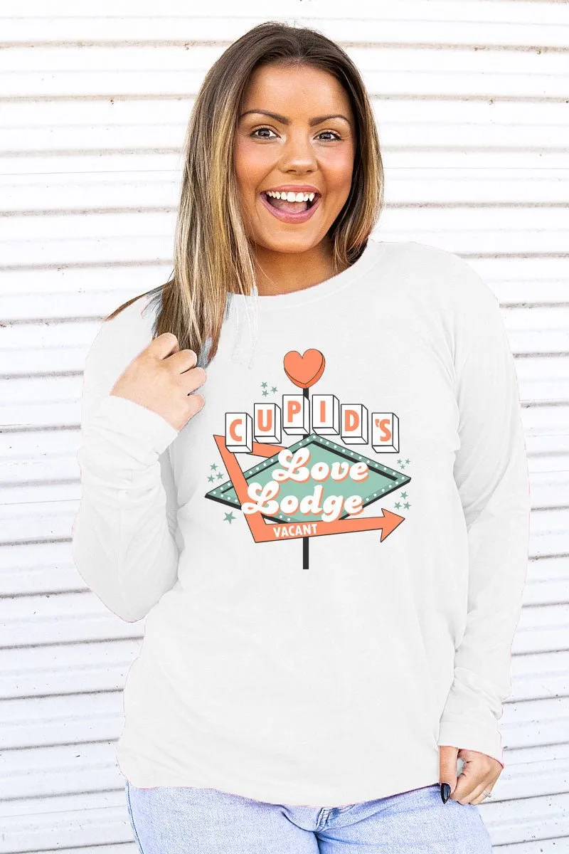 Cupid's Love Lodge Adult Soft-Tek Blend Long Sleeve Tee