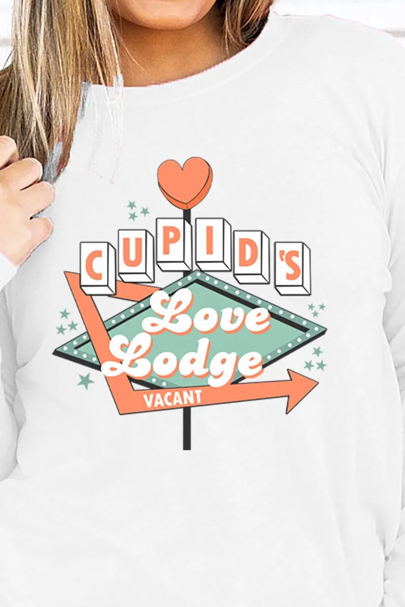 Cupid's Love Lodge Adult Soft-Tek Blend Long Sleeve Tee