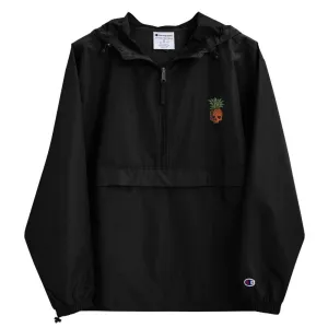 Deadly Pineapple Embroidered Champion Packable Jacket