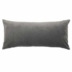 Duchess Coal Velvet Reversible Pillows by Ann Gish