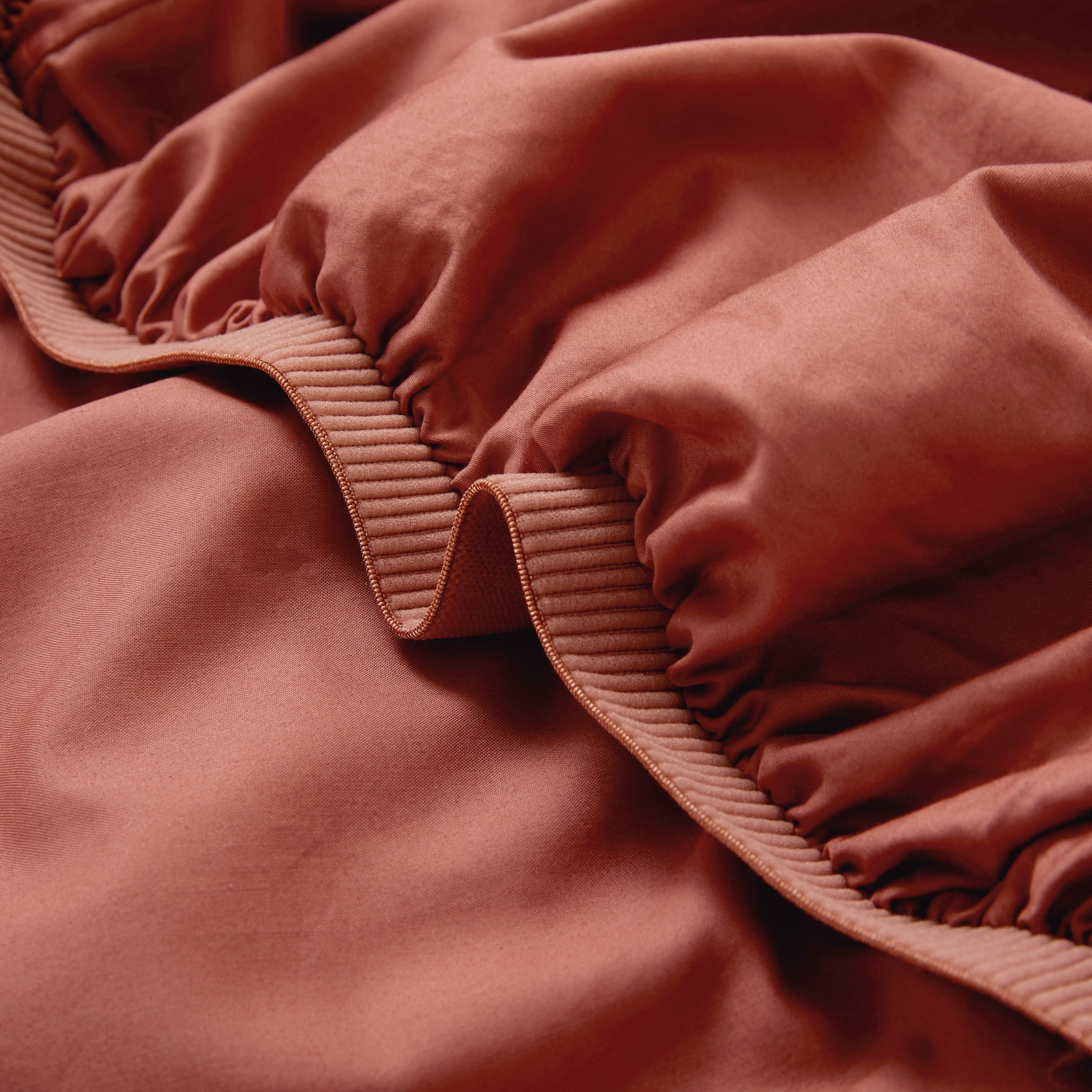 Eden Cotton - Rust Fitted Sheet