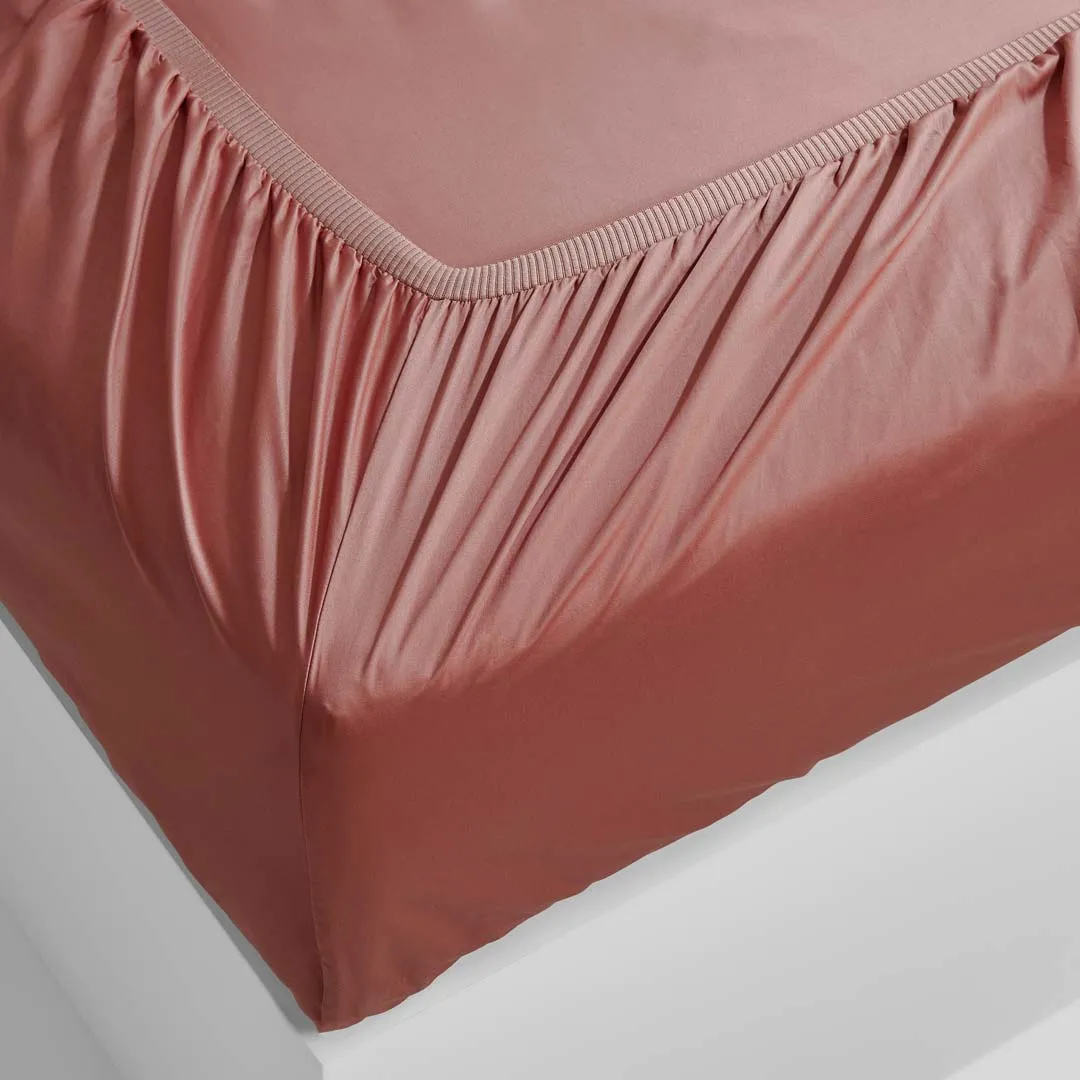 Eden Cotton - Rust Fitted Sheet