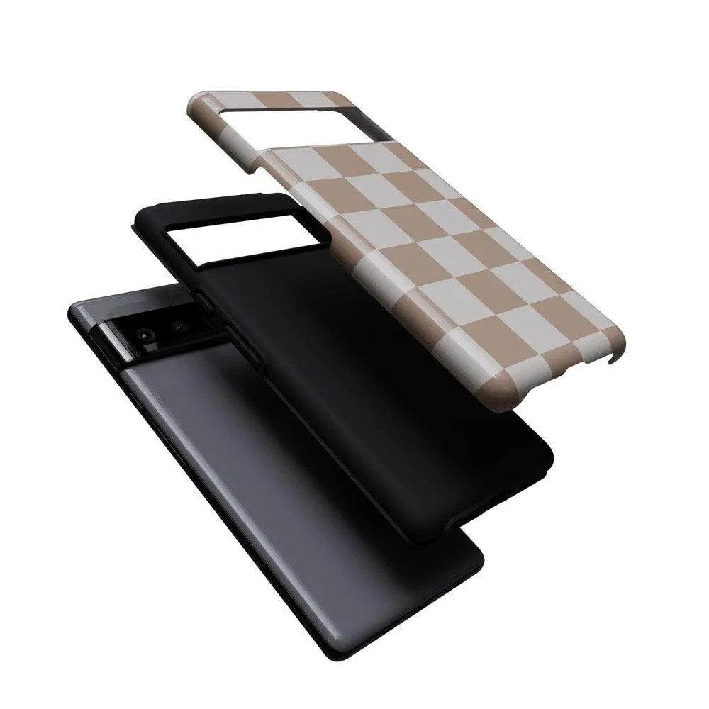 Fit Check | Neutral Checkerboard Google Pixel Case