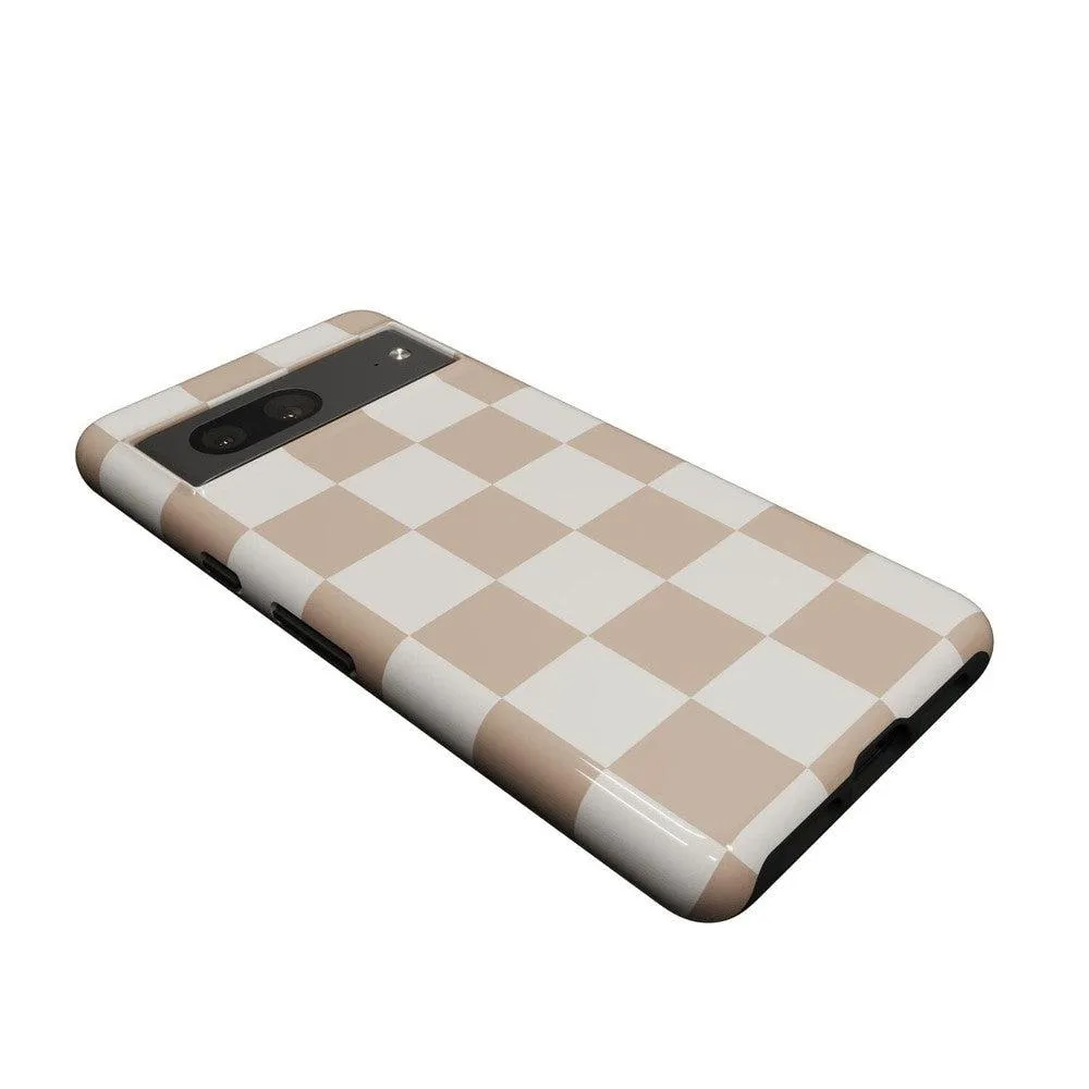 Fit Check | Neutral Checkerboard Google Pixel Case