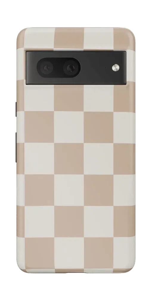 Fit Check | Neutral Checkerboard Google Pixel Case