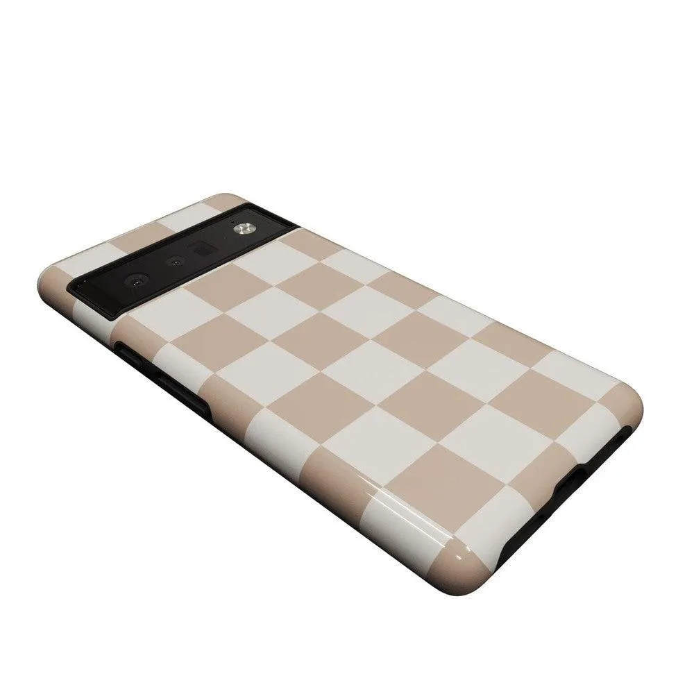 Fit Check | Neutral Checkerboard Google Pixel Case