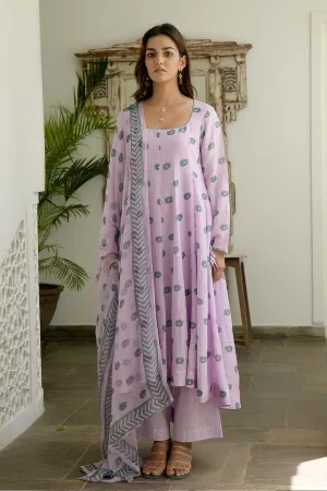 Fresh & Wild Lavender Kurta Set