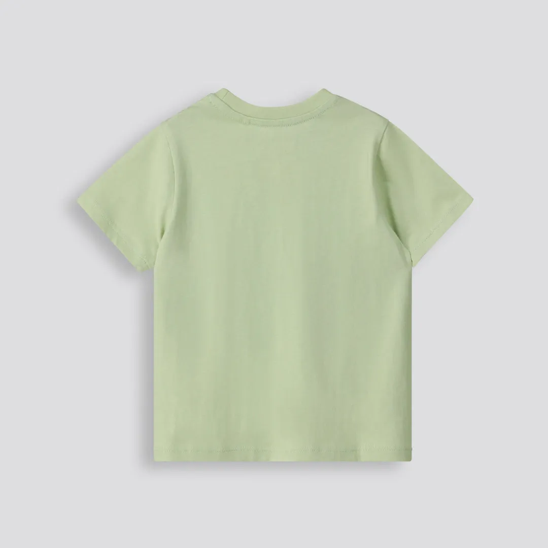 Girls Statement Tee _ 153130 _ Green