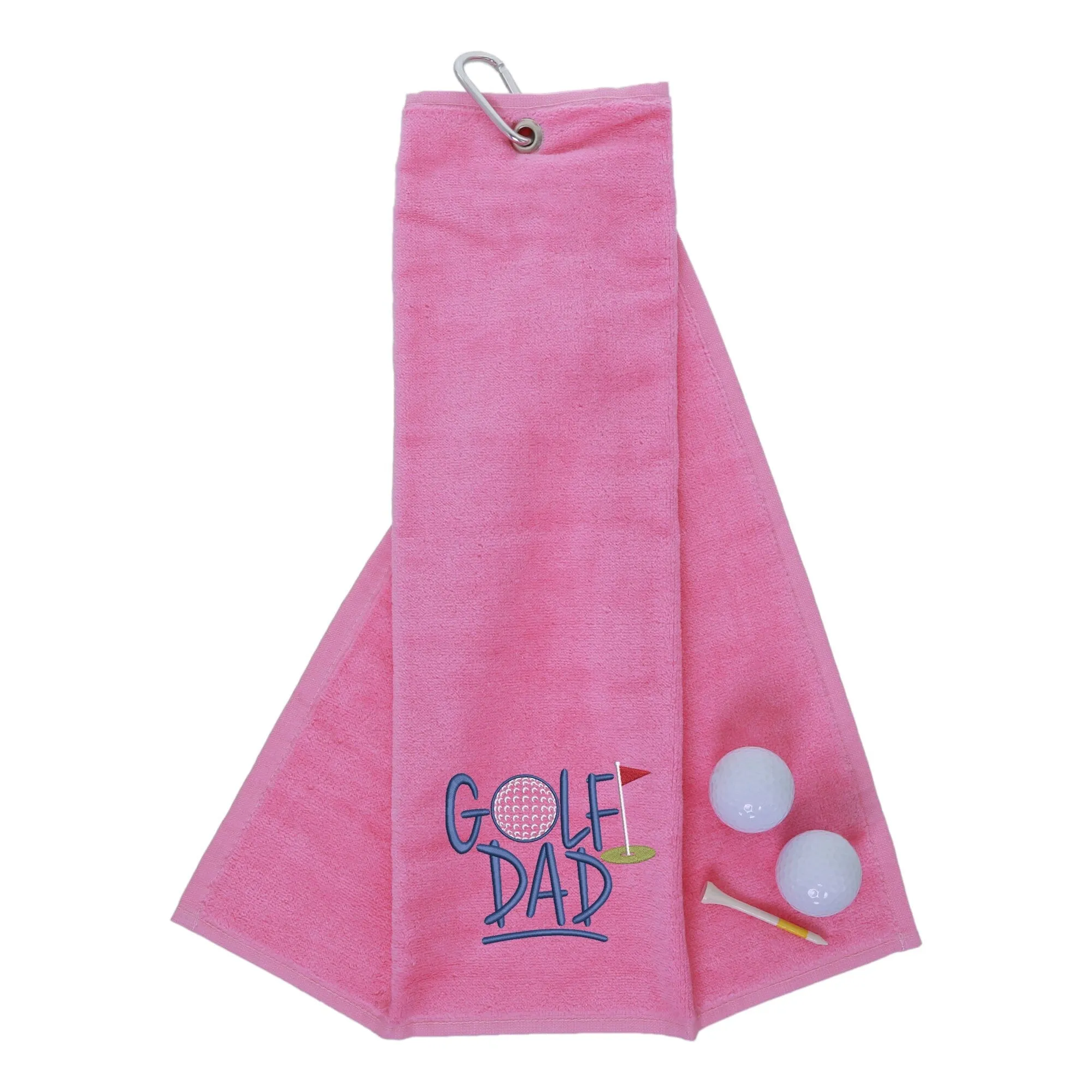 Golf Dad Novelty Tri Fold Towel