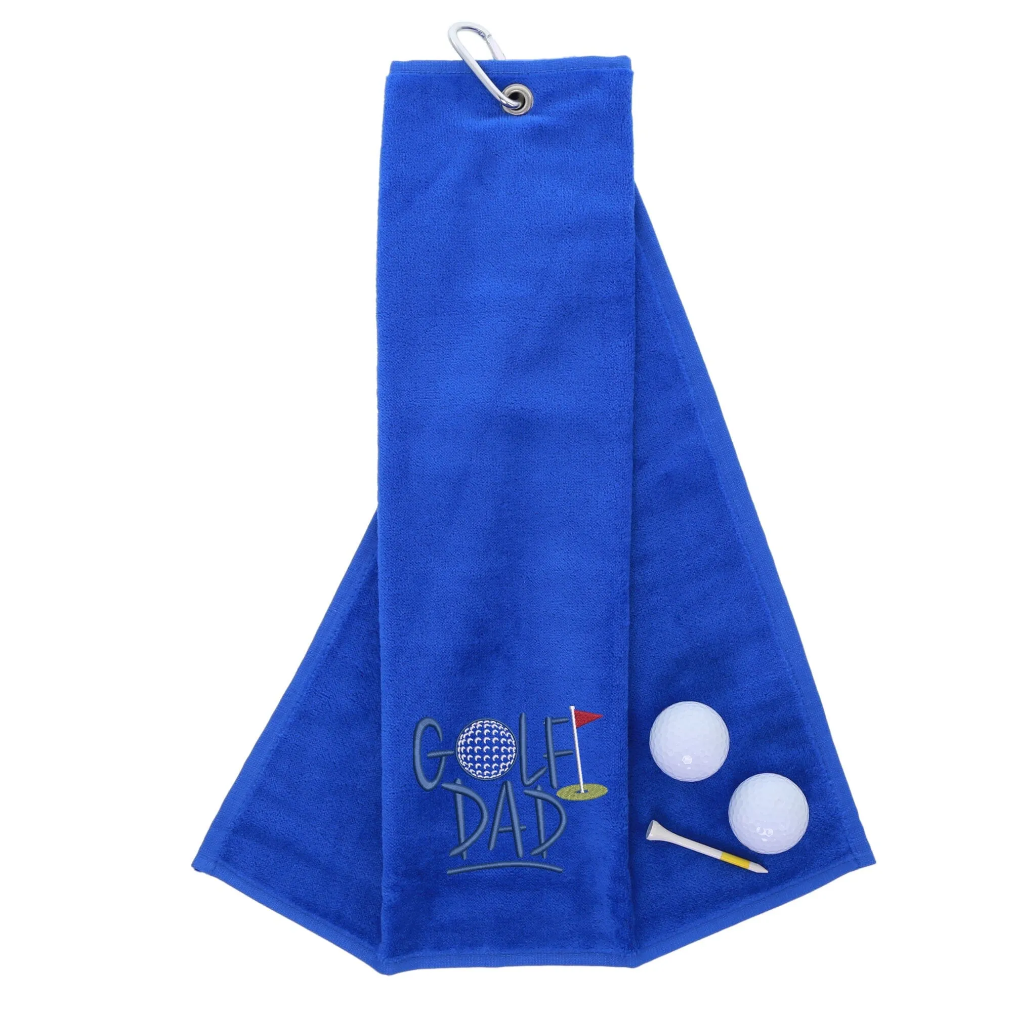 Golf Dad Novelty Tri Fold Towel