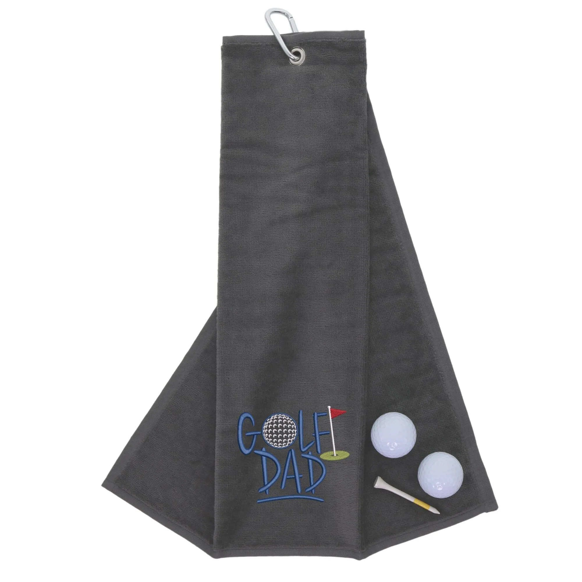 Golf Dad Novelty Tri Fold Towel