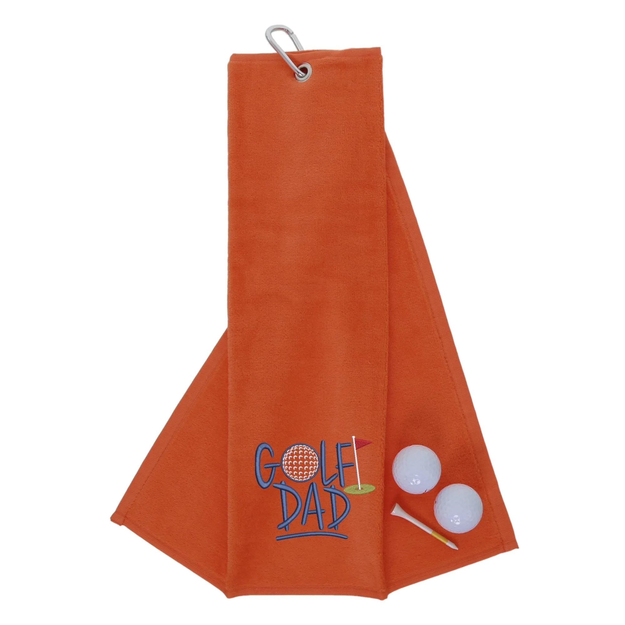 Golf Dad Novelty Tri Fold Towel