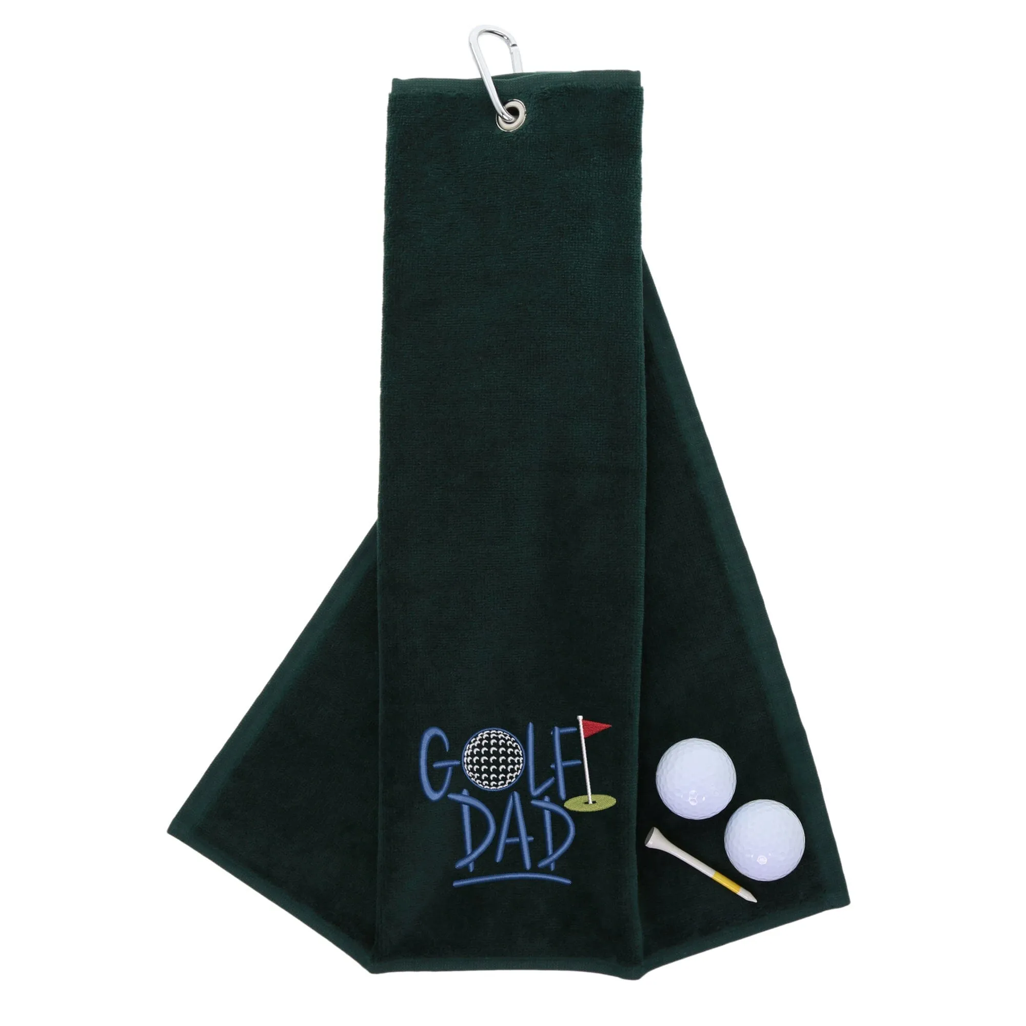 Golf Dad Novelty Tri Fold Towel