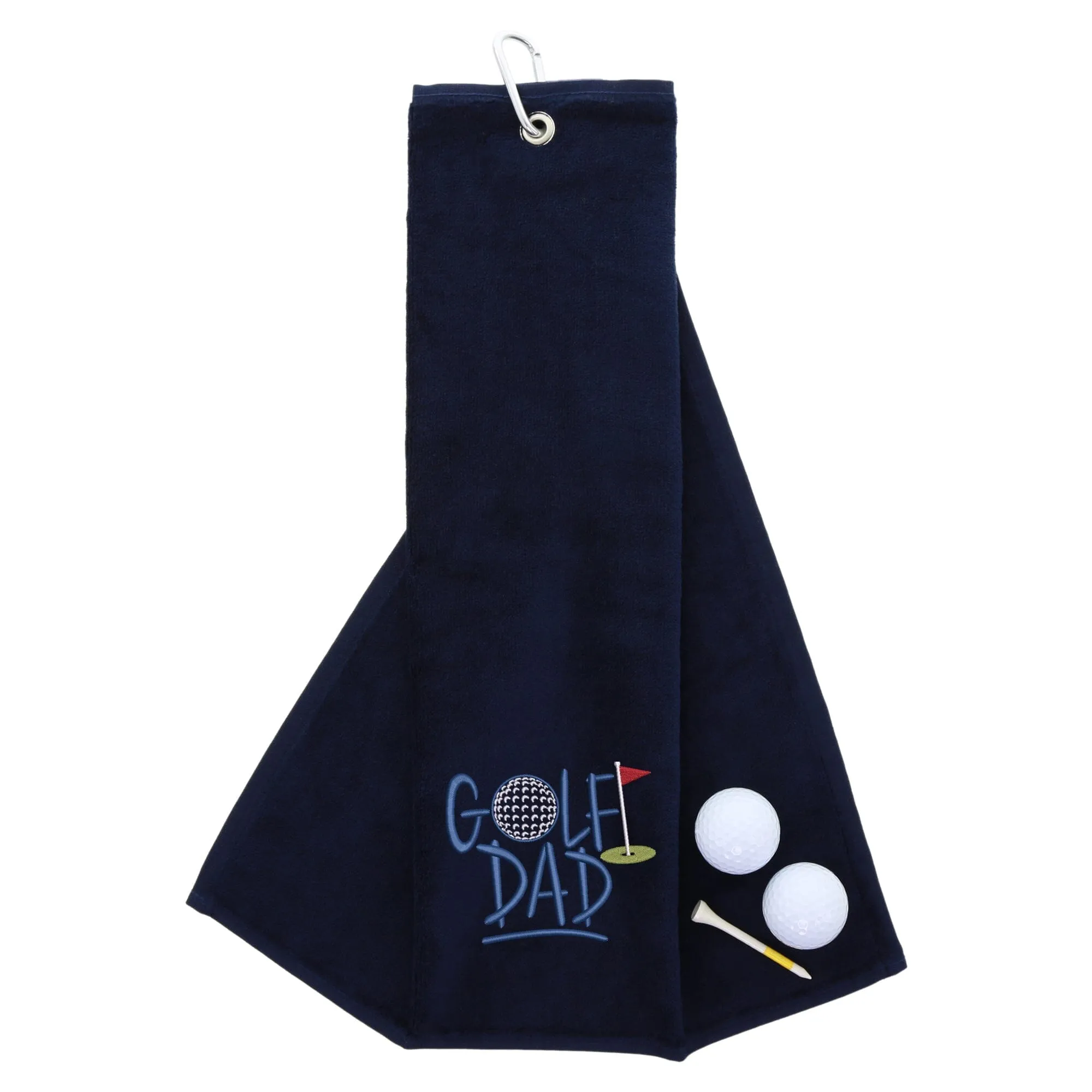 Golf Dad Novelty Tri Fold Towel