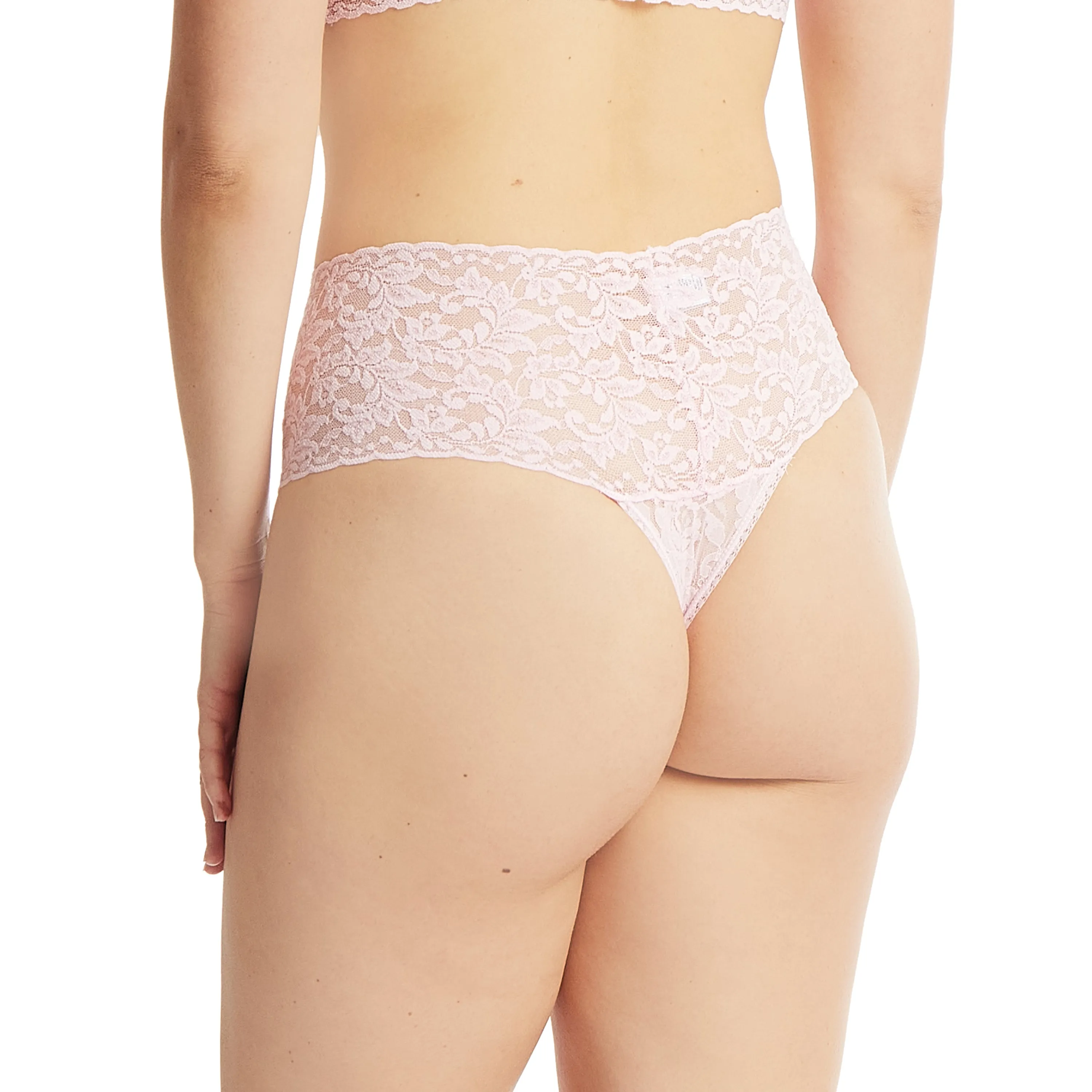 Hanky Panky Signature Lace Retro Thong - Bliss Pink