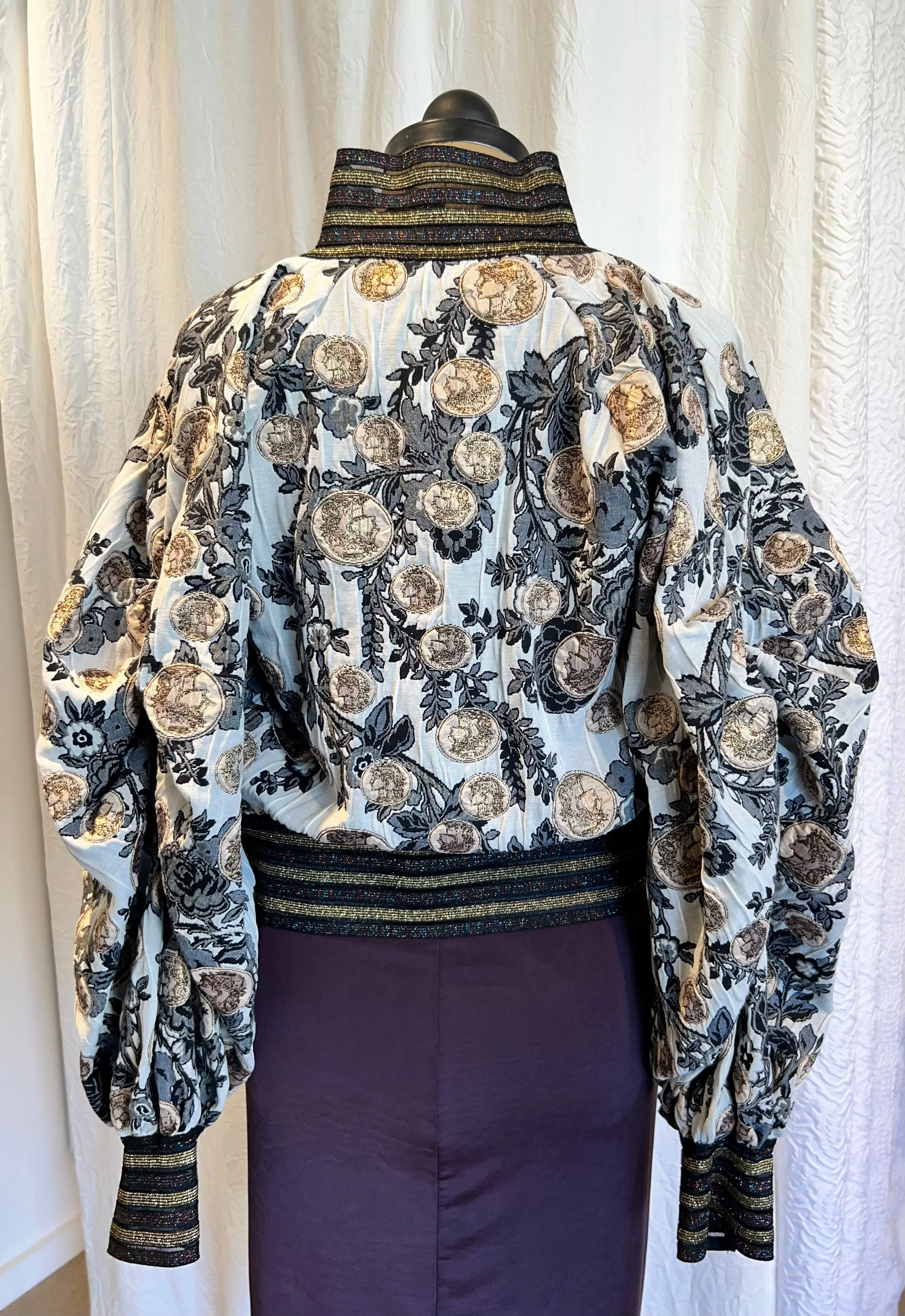 Jacquard Bomber Jacket