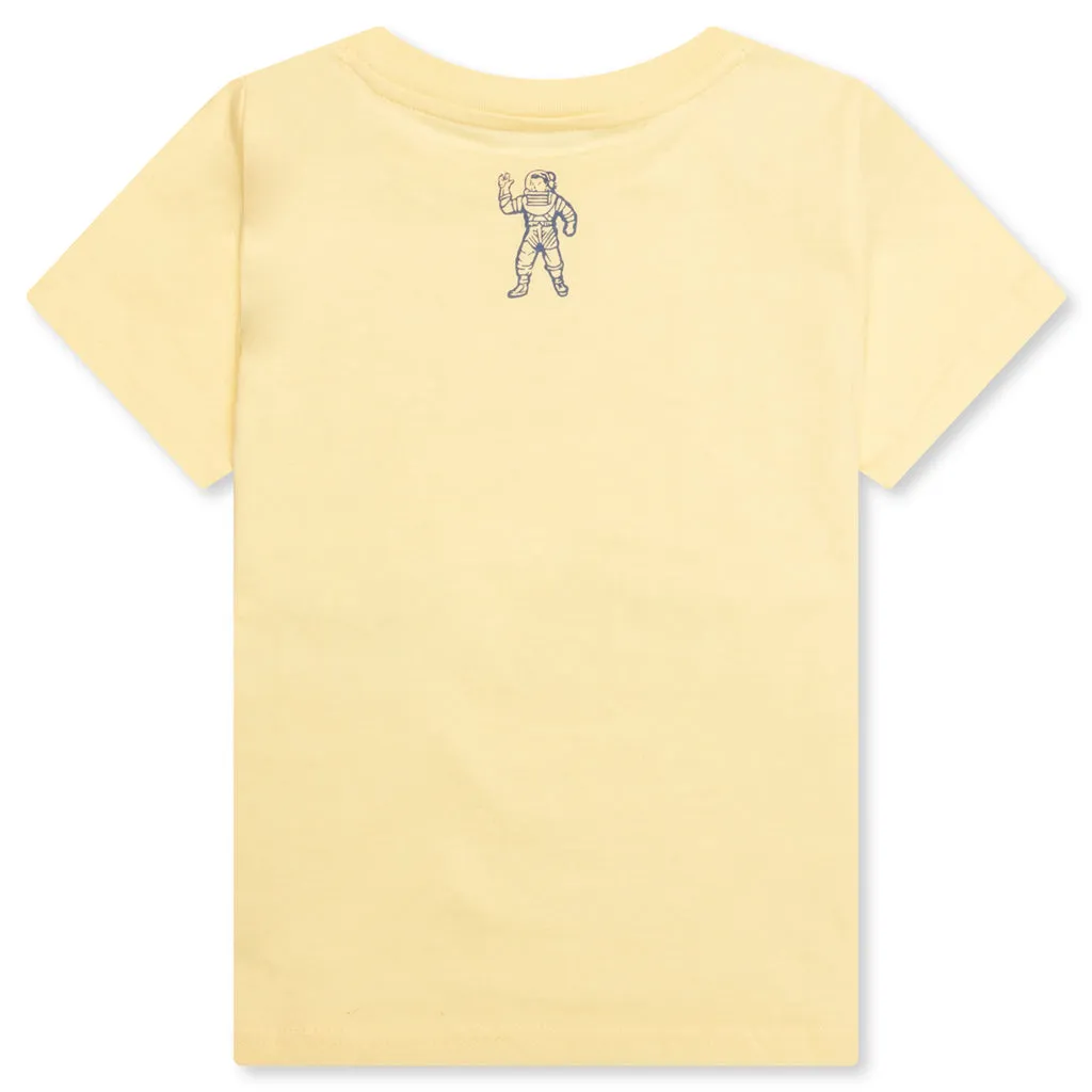 Kids BB Card S/S Tee - Pastel Yellow