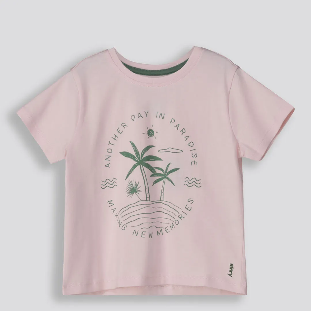 Kids Statement Tee _ 154821 _ Light Pink