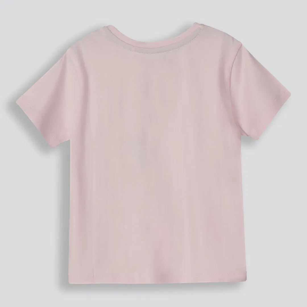 Kids Statement Tee _ 154821 _ Light Pink