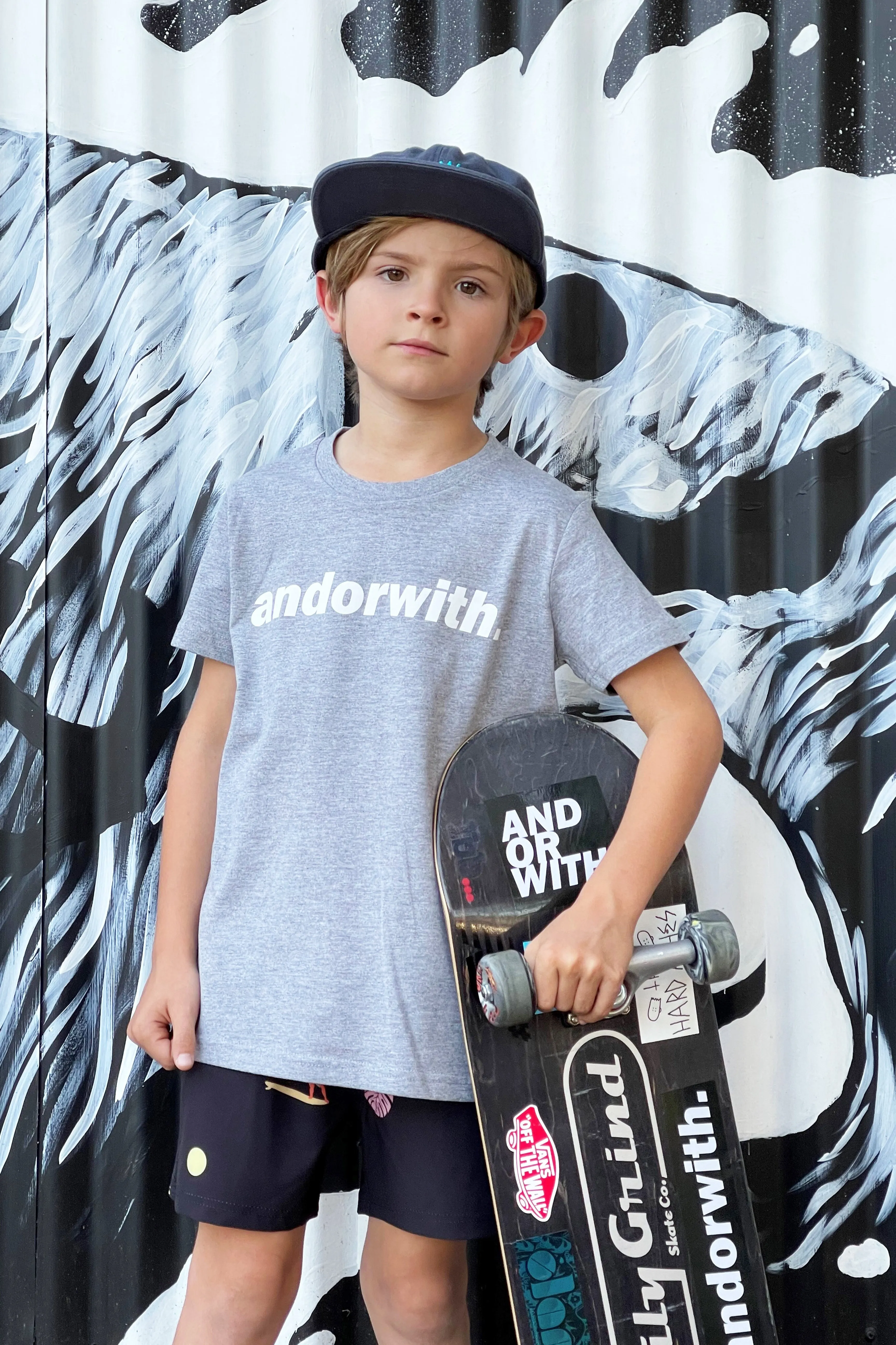 Kids/Youth Statement Tee Heather Grey