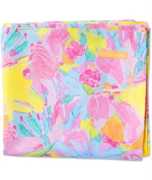 Kip & Co x Ken Done Pastel Blooms Linen Tablecloth