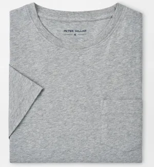 Lava Wash Pocket Tee in Coastal Grey by Peter Millar