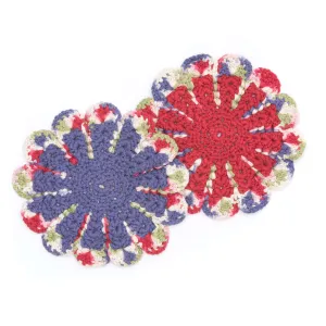 Lily Sugar'n Cream Chrysanthemum Dishcloth Crochet