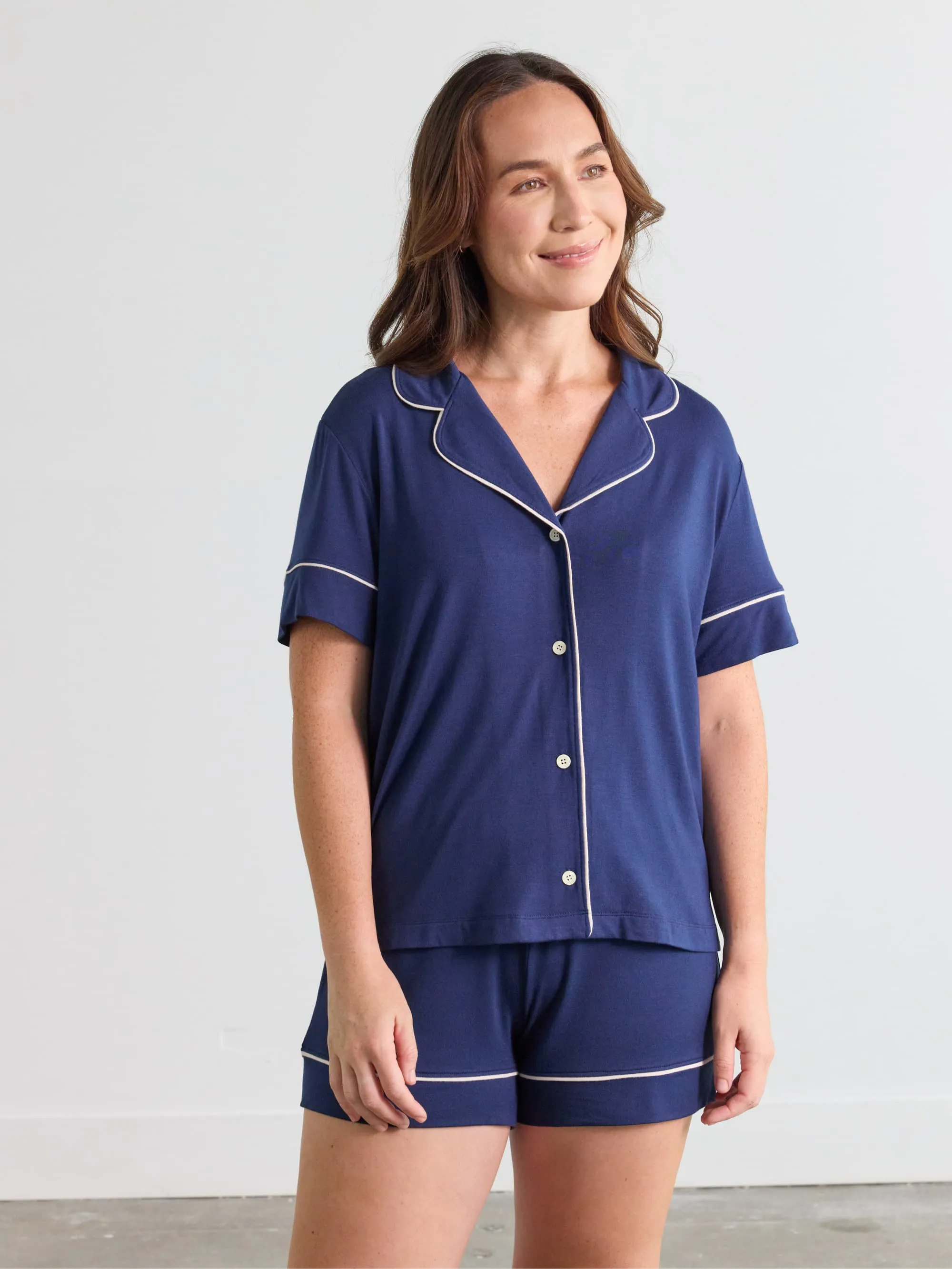 Modal Short Sleeve Pajama Set