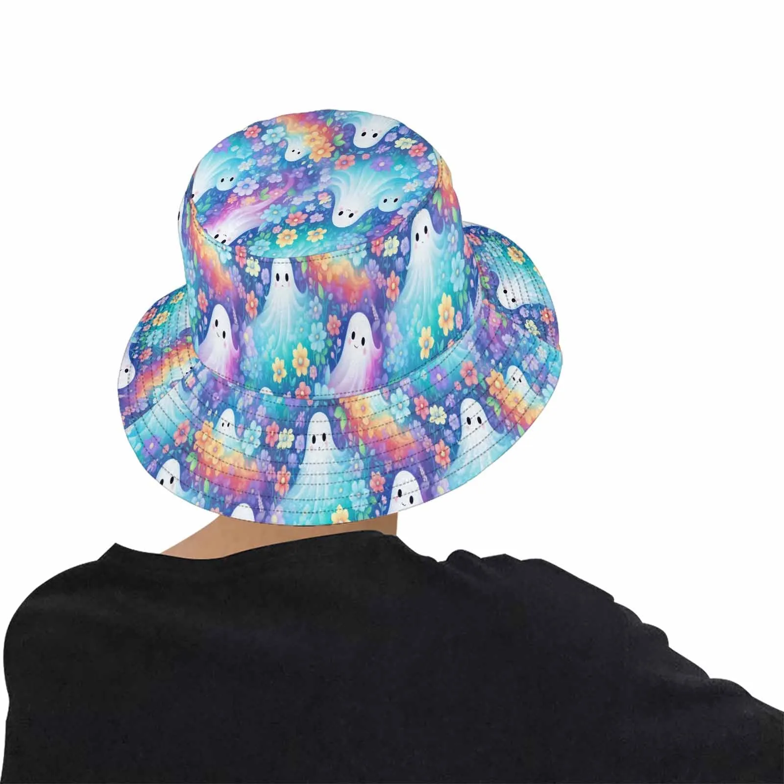 Pastel Halloween  Unisex Summer Single-Layer Bucket Hat