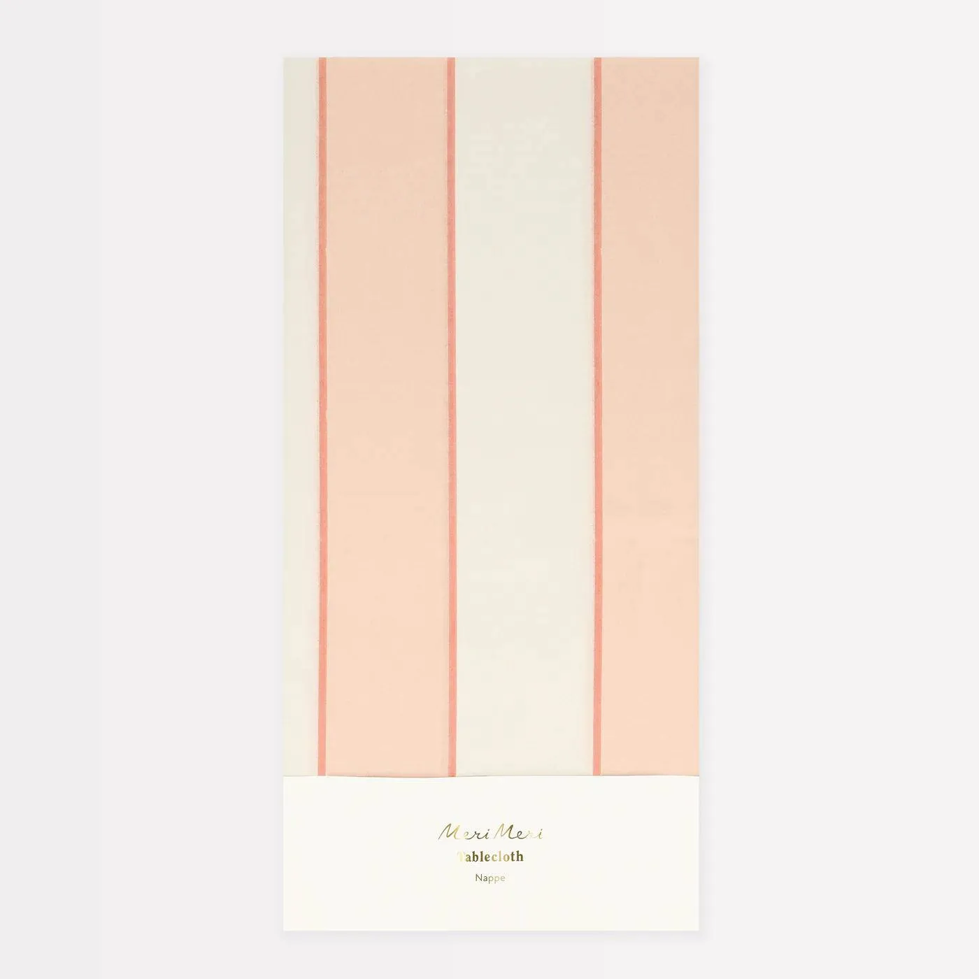 Peach Stripe Tablecover