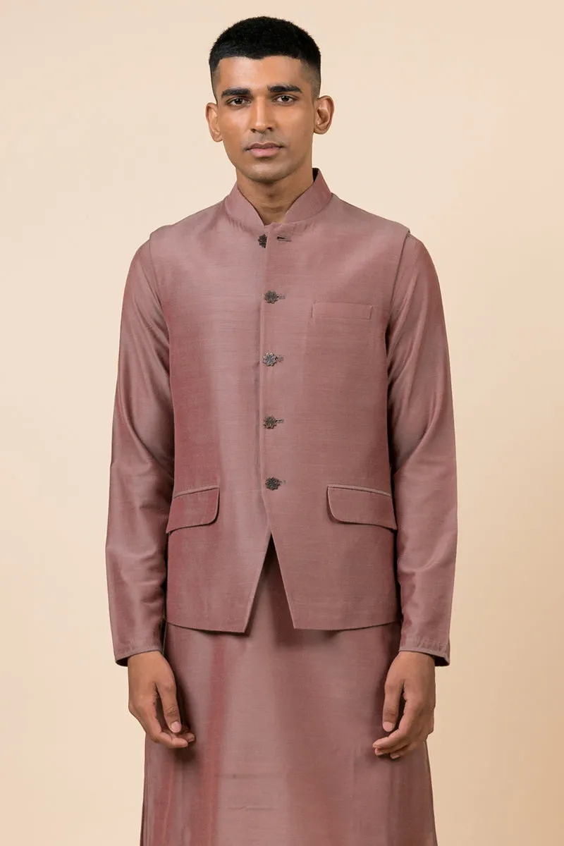 Pink Modern Solid Bundi