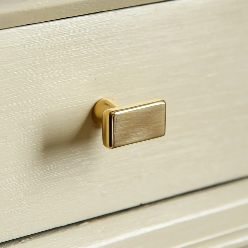 Polished Brass Capital Cabinet Knob