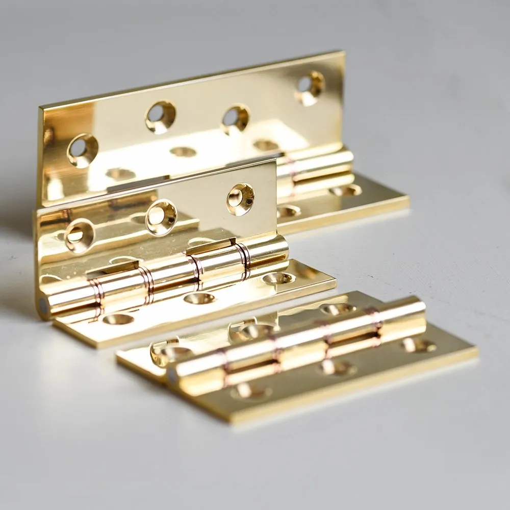 Polished Brass PBW Butt Hinges - Pair