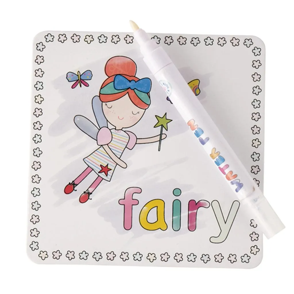 Rainbow Fairy Water Magic Pen & Color-In Cards