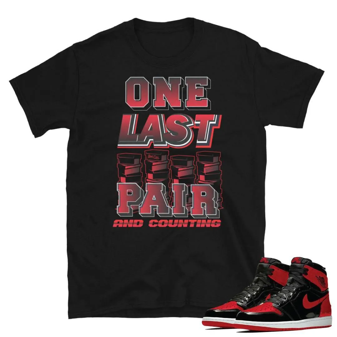 Retro 1 Bred Patent Last Pair Shirt