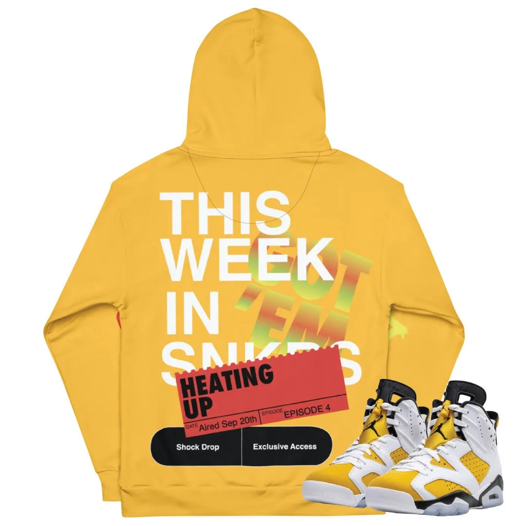 Retro 6 Yellow Ochre Hoodie