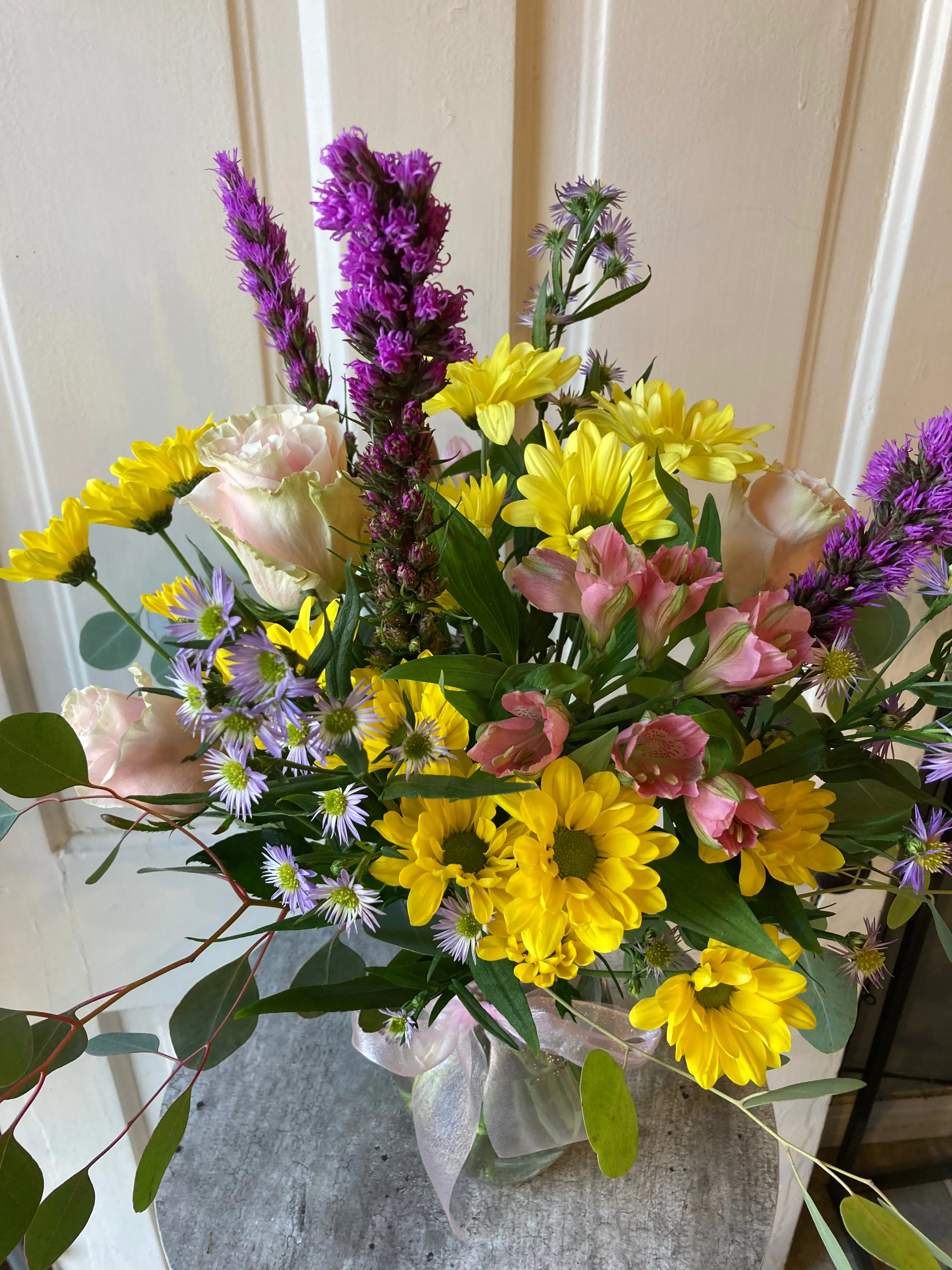 roses and daisies